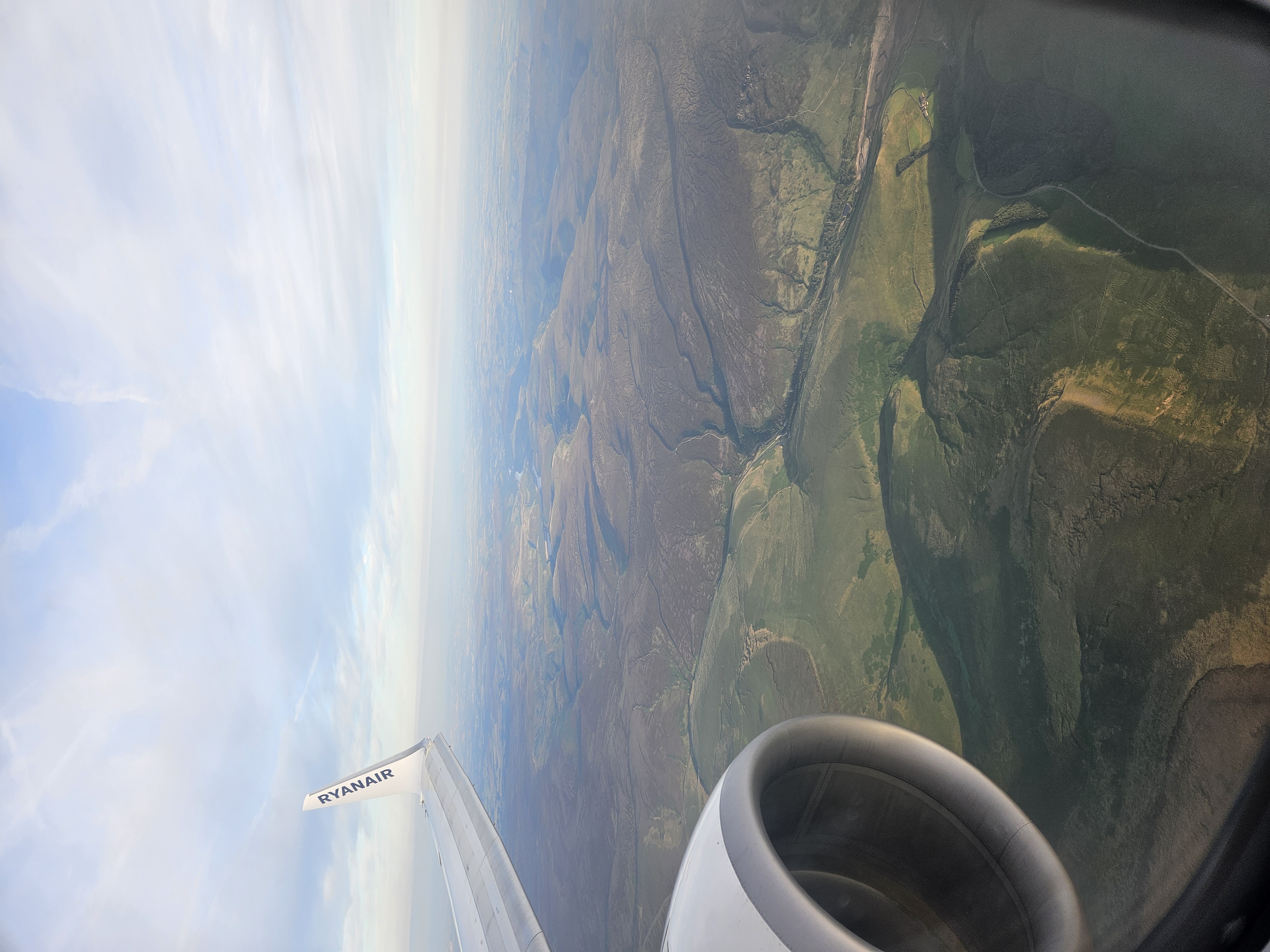 airplane view